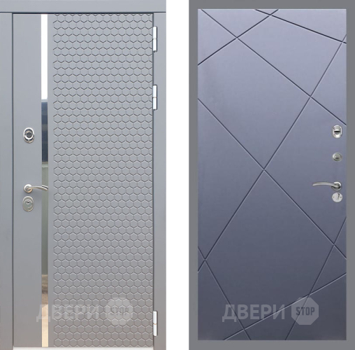 Входная металлическая Дверь Рекс (REX) 24 FL-291 Силк титан в Лобне