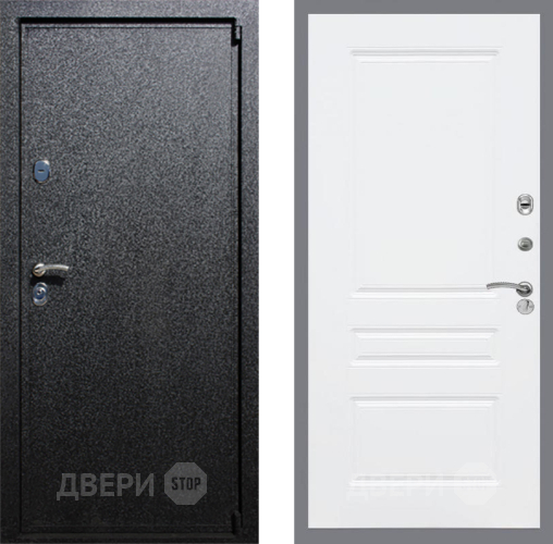 Входная металлическая Дверь Рекс (REX) 3 FL-243 Силк Сноу в Лобне