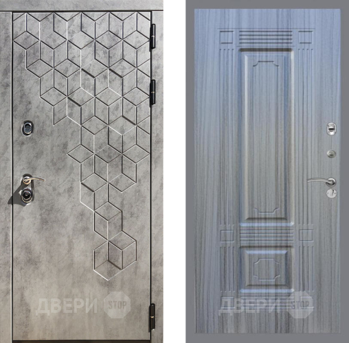 Входная металлическая Дверь Рекс (REX) 23 FL-2 Сандал грей в Лобне