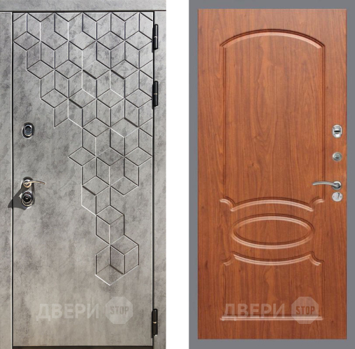Входная металлическая Дверь Рекс (REX) 23 FL-128 Морёная берёза в Лобне