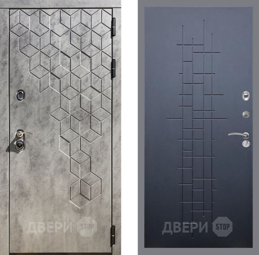 Входная металлическая Дверь Рекс (REX) 23 FL-289 Ясень черный в Лобне