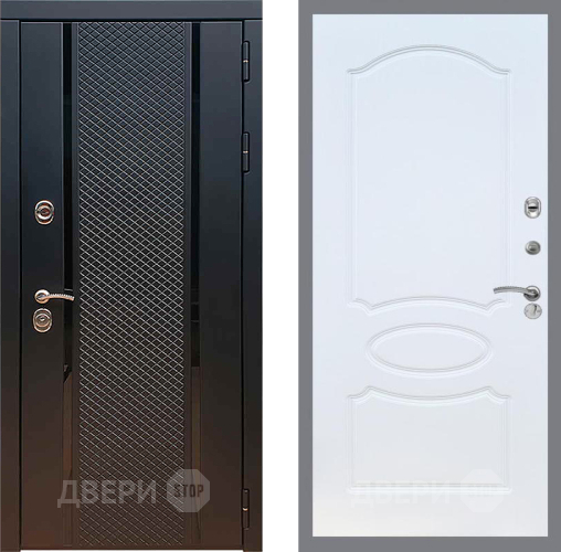 Входная металлическая Дверь Рекс (REX) 25 FL-128 Белый ясень в Лобне