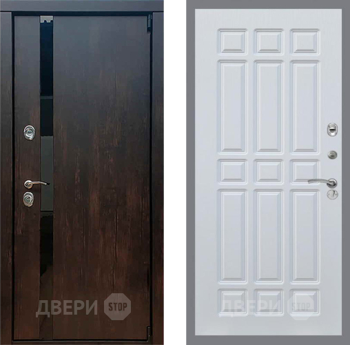 Входная металлическая Дверь Рекс (REX) 26 FL-33 Белый ясень в Лобне