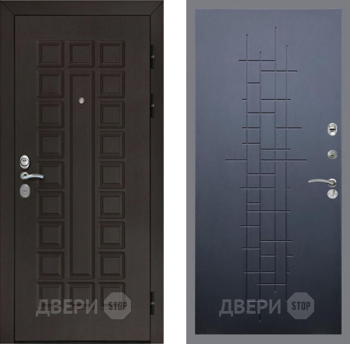 Входная металлическая Дверь Рекс (REX) Сенатор Cisa FL-289 Ясень черный в Лобне