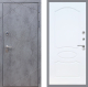 Входная металлическая Дверь Стоп Лучи ФЛ-128 Белый ясень в Лобне