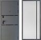 Входная металлическая Дверь Дверной континент Диамант Дизайн ФЛ-757 Черное Стекло Софт милк в Лобне