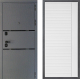 Входная металлическая Дверь Дверной континент Диамант Дизайн ФЛ-757 Белое Стекло Софт милк в Лобне