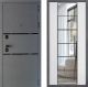 Входная металлическая Дверь Дверной континент Диамант Дизайн ФЛЗ-2 Зеркало Белый софт в Лобне