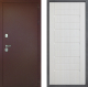Входная металлическая Дверь Дверной континент Рубикон Медь Дизайн ФЛ-70 Лиственница белая в Лобне