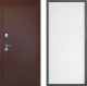 Входная металлическая Дверь Дверной континент Рубикон Медь Дизайн ФЛ-Тиффани Белый софт в Лобне