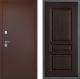 Входная металлическая Дверь Дверной континент Рубикон Медь Дизайн ФЛ-243 Дуб шоколадный в Лобне
