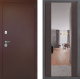 Входная металлическая Дверь Дверной континент Рубикон Медь Дизайн ФЛЗ-1 Зеркало Венге в Лобне