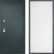 Входная металлическая Дверь Дверной континент Рубикон Серебро Дизайн ФЛ-Тиффани Белый софт в Лобне
