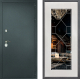 Входная металлическая Дверь Дверной континент Рубикон Серебро Дизайн ФЛ-Тиффани Зеркало Белое дерево в Лобне