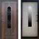 Дверь Престиж TERMO с терморазрывом Лацио Дуб с окном и ковкой Бетон светлый в Лобне