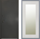 Дверь Заводские двери Эталон 3к антик серебро Зеркало Модерн Белый софт в Лобне