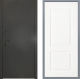 Дверь Заводские двери Эталон 3к антик серебро Доррен Белый софт в Лобне