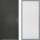 Дверь Заводские двери Эталон 3к антик серебро Флитта Белый софт в Лобне