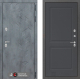 Входная металлическая Дверь Лабиринт (LABIRINT) Бетон 11 Графит софт в Лобне