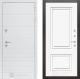 Входная металлическая Дверь Лабиринт (LABIRINT) Трендо 26 Белый (RAL-9003) в Лобне