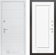 Входная металлическая Дверь Лабиринт (LABIRINT) Трендо 27 Белый (RAL-9003) в Лобне