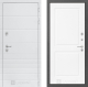 Входная металлическая Дверь Лабиринт (LABIRINT) Трендо 11 Белый софт в Лобне