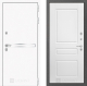 Входная металлическая Дверь Лабиринт (LABIRINT) Лайн White 03 Белый софт в Лобне