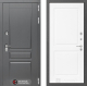 Входная металлическая Дверь Лабиринт (LABIRINT) Платинум 11 Белый софт в Лобне