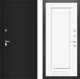 Дверь Лабиринт (LABIRINT) Classic шагрень черная 27 Белый (RAL-9003) в Лобне