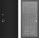 Входная металлическая Дверь Лабиринт (LABIRINT) Classic шагрень черная 06 Сандал грей в Лобне