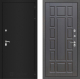 Входная металлическая Дверь Лабиринт (LABIRINT) Classic шагрень черная 12 Венге в Лобне