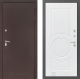 Входная металлическая Дверь Лабиринт (LABIRINT) Classic антик медь 23 Белый софт в Лобне