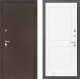 Входная металлическая Дверь Лабиринт (LABIRINT) Classic антик медь 11 Белый софт в Лобне