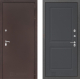 Входная металлическая Дверь Лабиринт (LABIRINT) Classic антик медь 11 Графит софт в Лобне