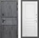 Входная металлическая Дверь Лабиринт (LABIRINT) Инфинити 03 Белый софт в Лобне