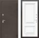 Входная металлическая Дверь Лабиринт (LABIRINT) Смоки 26 Белый (RAL-9003) в Лобне