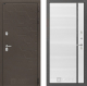 Входная металлическая Дверь Лабиринт (LABIRINT) Смоки 22 Белый софт в Лобне