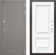 Входная металлическая Дверь Лабиринт (LABIRINT) Формо 26 Белый (RAL-9003) в Лобне
