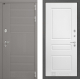 Входная металлическая Дверь Лабиринт (LABIRINT) Формо 03 Белый софт в Лобне