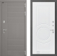 Входная металлическая Дверь Лабиринт (LABIRINT) Формо 23 Белый софт в Лобне