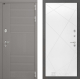 Входная металлическая Дверь Лабиринт (LABIRINT) Формо 24 Белый софт в Лобне