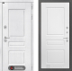 Входная металлическая Дверь Лабиринт (LABIRINT) Versal 03 Белый софт в Лобне