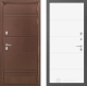 Входная металлическая Дверь Лабиринт (LABIRINT) Термо Лайт 13 Белый софт в Лобне
