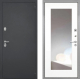 Входная металлическая Дверь Интекрон (INTECRON) Гектор ФЛЗ-120-М Зеркало Белый матовый в Лобне