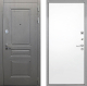 Входная металлическая Дверь Интекрон (INTECRON) Брайтон Графит Гладкая Силк Сноу в Лобне