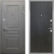 Входная металлическая Дверь Интекрон (INTECRON) Брайтон Графит ФЛ-295 Лофт черный в Лобне