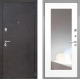 Дверь Интекрон (INTECRON) Сенатор Лучи ФЛЗ-120-М Зеркало Белый матовый в Лобне