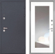 Входная металлическая Дверь Интекрон (INTECRON) Колизей ФЛЗ-120-М Зеркало Белый матовый в Лобне