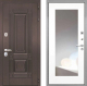 Дверь Интекрон (INTECRON) Италия ФЛЗ-120-М Зеркало Белый матовый в Лобне