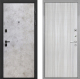 Входная металлическая Дверь Интекрон (INTECRON) Профит Black Мрамор Светлый В-07 с молдингом Сандал белый в Лобне